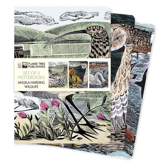Standard Notebook Collection- Angela Harding: Wildlife Set of 3 Standard Notebooks