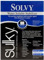 Sulky Solvi Water Oplosbare Versteviger 90x50cm transparant (geen sticker)