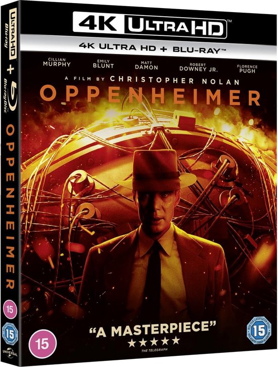 Oppenheimer [4K Ultra HD + Blu-ray] [2023] + Bonus Disc