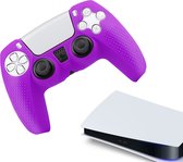 Gadgetpoint | Siliconen Game Controller(s) Hoesjes | Performance Antislip Skin Beschermhoes | Softcover Grip Case | Accessoires geschikt voor Playstation 5 - PS5 | Grip Paars