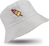 Saaf Bucket Hat - Vissershoedje - Festival Outfit - Zonnehoed voor Dames / Heren - Reversible - Raketje