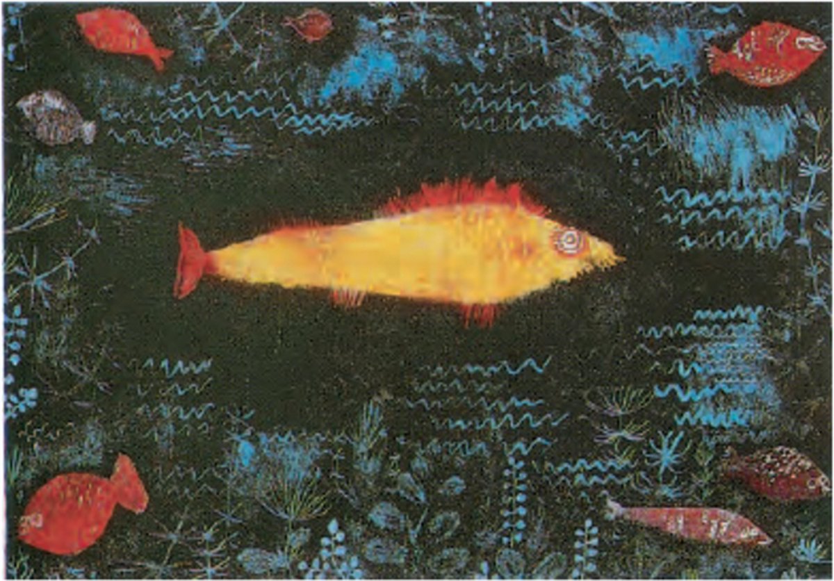 Paul Klee - Goudvis - Kunstposter - 60x80 cm
