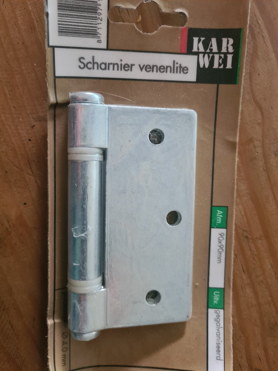 Karwei Scharnier venenlite 90x90mm Gegalvaniseerd
