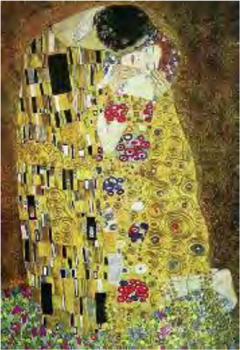 Catch Projecten Gustav Klimt - De Kus - Kunstposter - 70x100 cm Multicolor