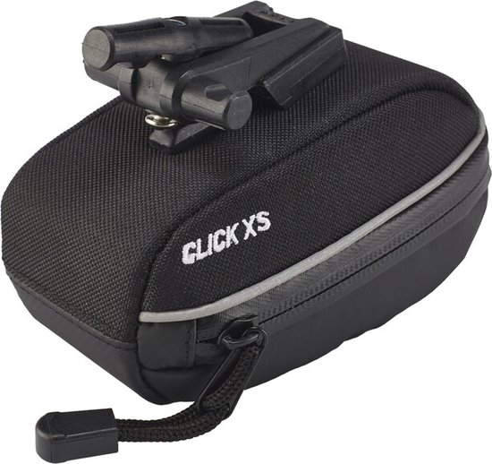 CUBE Zadeltas - Klikbevestiging - Inhoud 1.2 L - Polyester - 90 Gram - 19x10.5x10 cm - ZwartBAG CLICK L BLACK van CUBE — afbeelding 3