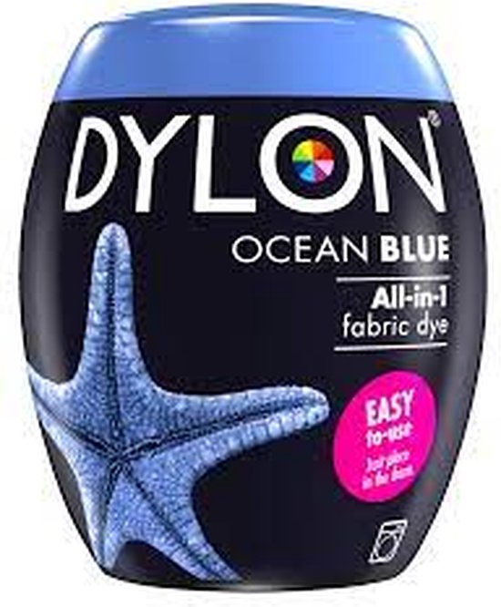 3x Dylon Textielverf All-In-1 Machine Ocean Blue 350GR