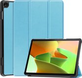 Hoes Geschikt voor Lenovo Tab M10 (3rd gen) Hoes Luxe Hoesje Book Case - Hoesje Geschikt voor Lenovo Tab M10 (3e gen) Hoes Cover - Lichtblauw