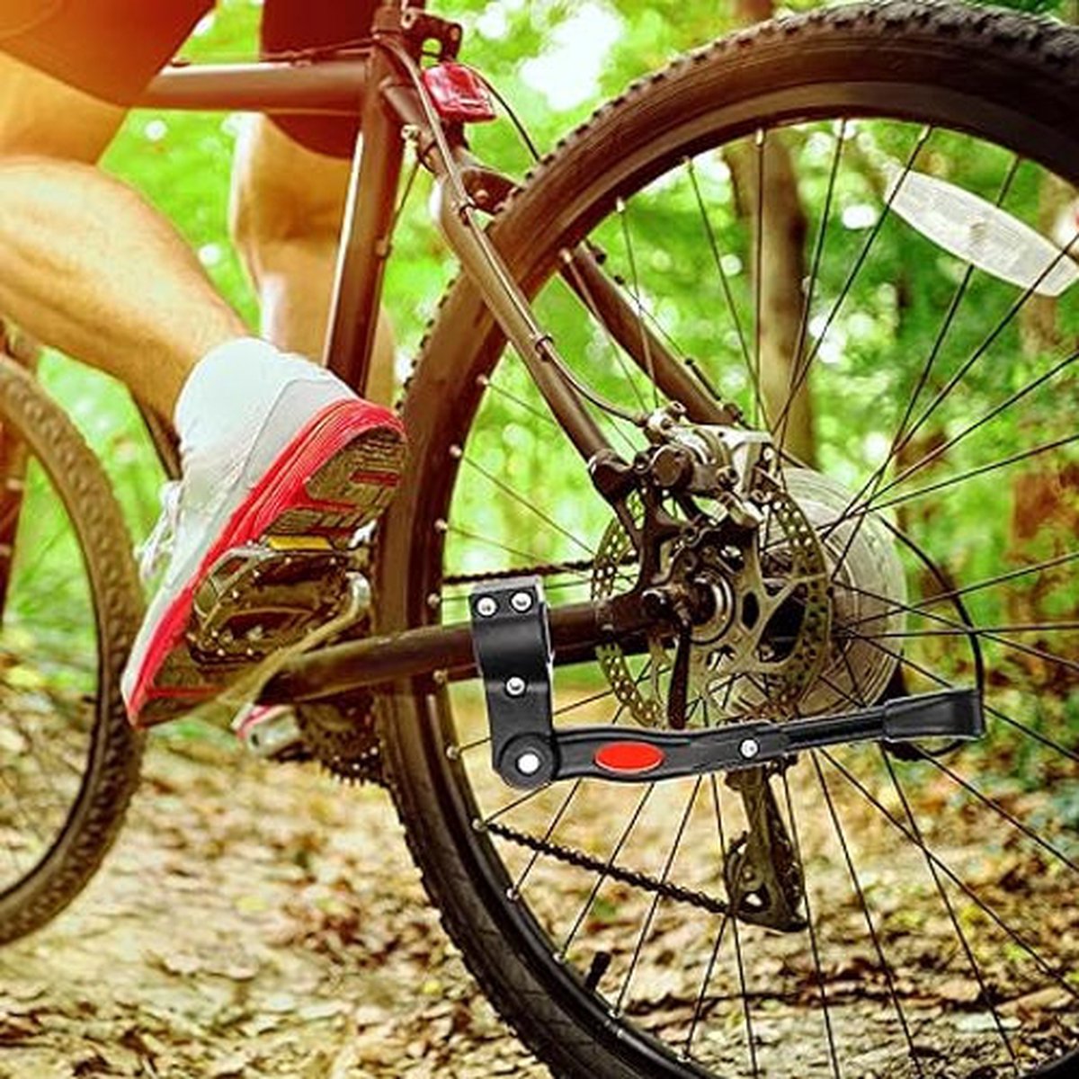 Pied de béquille de vélo Longueur réglable Béquille latérale de vélo BMX e