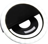PRO-mounts - Ringlamp voor telefoon | Universeel | Ringlight zonder statief | Geschikt voor Iphone & Samsung | Selfie Ring Light | Zwart