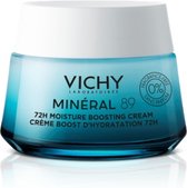 Vichy Minéral 89 72u Hydraterende Boost Crème Zonder Parfum - Hydrateert en versterkt de huidbarrière - 50ml