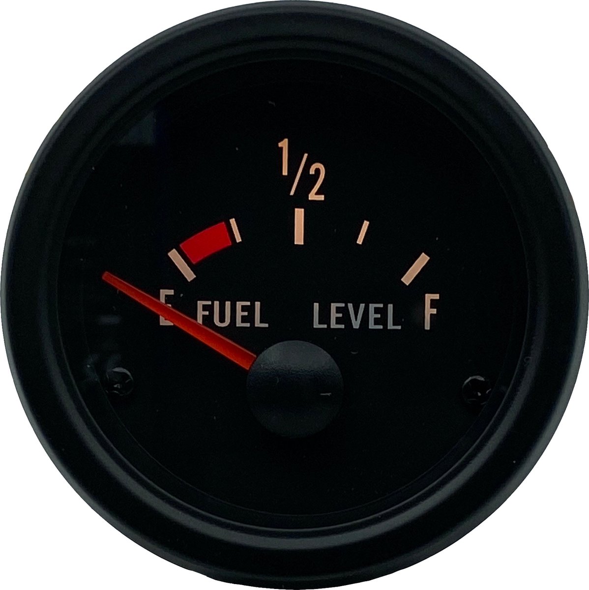 Brandstof niveau meter Zwart 12V VD series