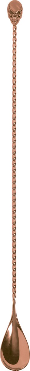 Bar Professional Barlepel Doodskop 33 cm Roestvrijstaal Koper