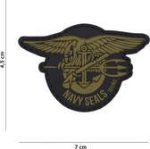 101 Inc Embleem 3D Pvc Navy Seals Groen  18021