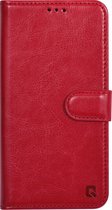 Multimedia & Accessoires PU Lederen Book Case Hoesje geschikt voor Apple iPhone 15 – Rood - Portemonnee – Met Stand – Kaarthouder – Pasjes Houder – 3 Pasjes - Magneet Sluiting – Bookcase