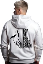 RIDE CODE - S1000RR Gen 1 Top of the Food Chain Hoodie Wit L