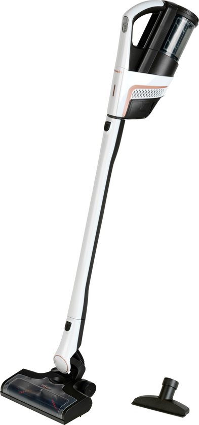 Klein Toys Miele Triflex stofzuiger - incl. extra kleine zuigmond, verwijderbare stofreservoir en vloerzuigmond - zwart wit