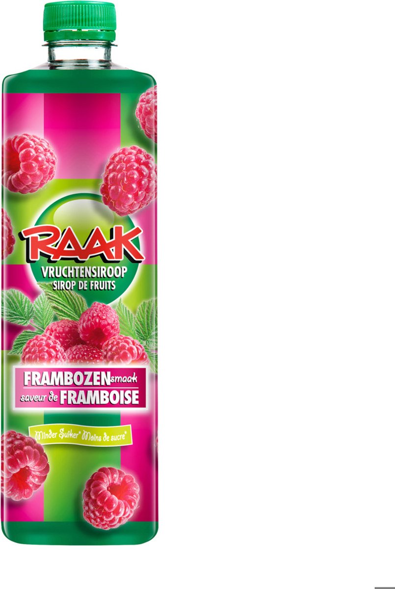 Raak - Vruchtensiroop - Frambozen - 75 cl