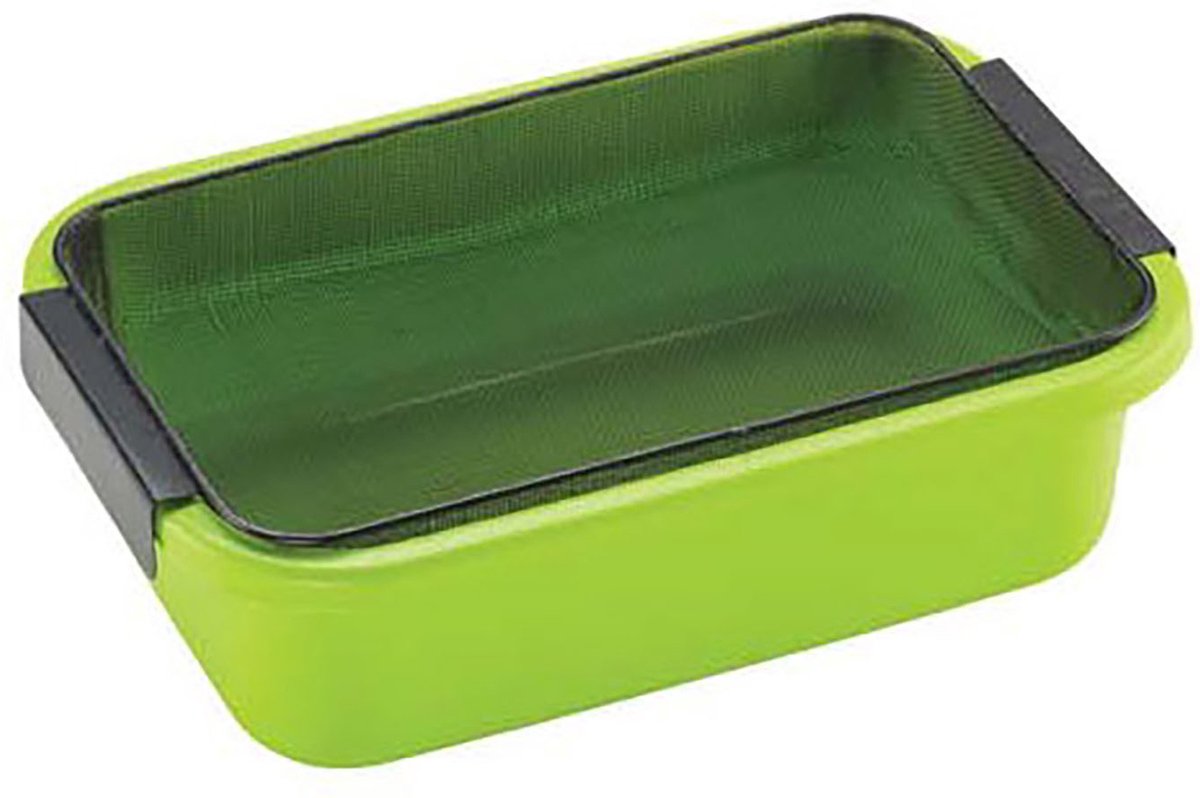 Reniers Fishing Voederbak 10 Liter Met Zeef - Maat : 3mm