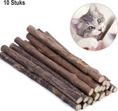 Kattenkruid stokjes|Kattensnacks|Catnip|Matabi stokjes|100% natuurlijk|10 stuks