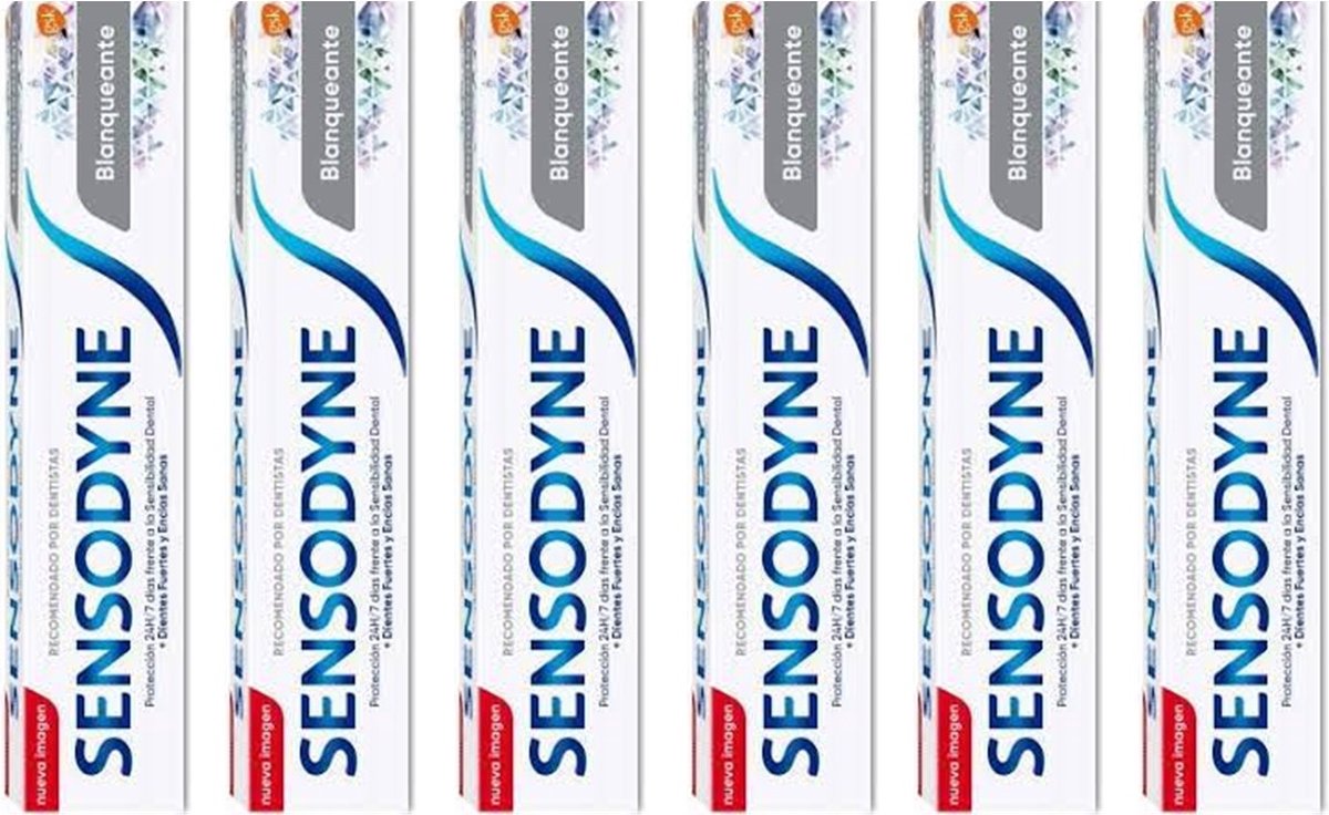 Goedkoopste Sensodyne Tandpasta - Whitening - Voordeelverpakking 6 x 75 ml