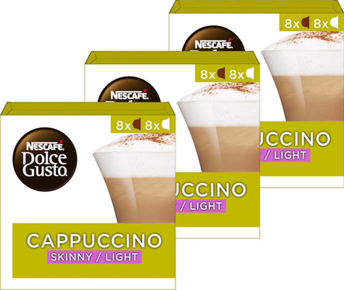 Capsules de café Nescafé Dolce Gusto Cappuccino - Boîte de 15 + 15 sur