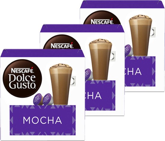 Nescafé Dolce Gusto capsules Mocha - 48 koffiecups - geschikt voor 24 koppen koffie - NESCAFÉ Dolce Gusto