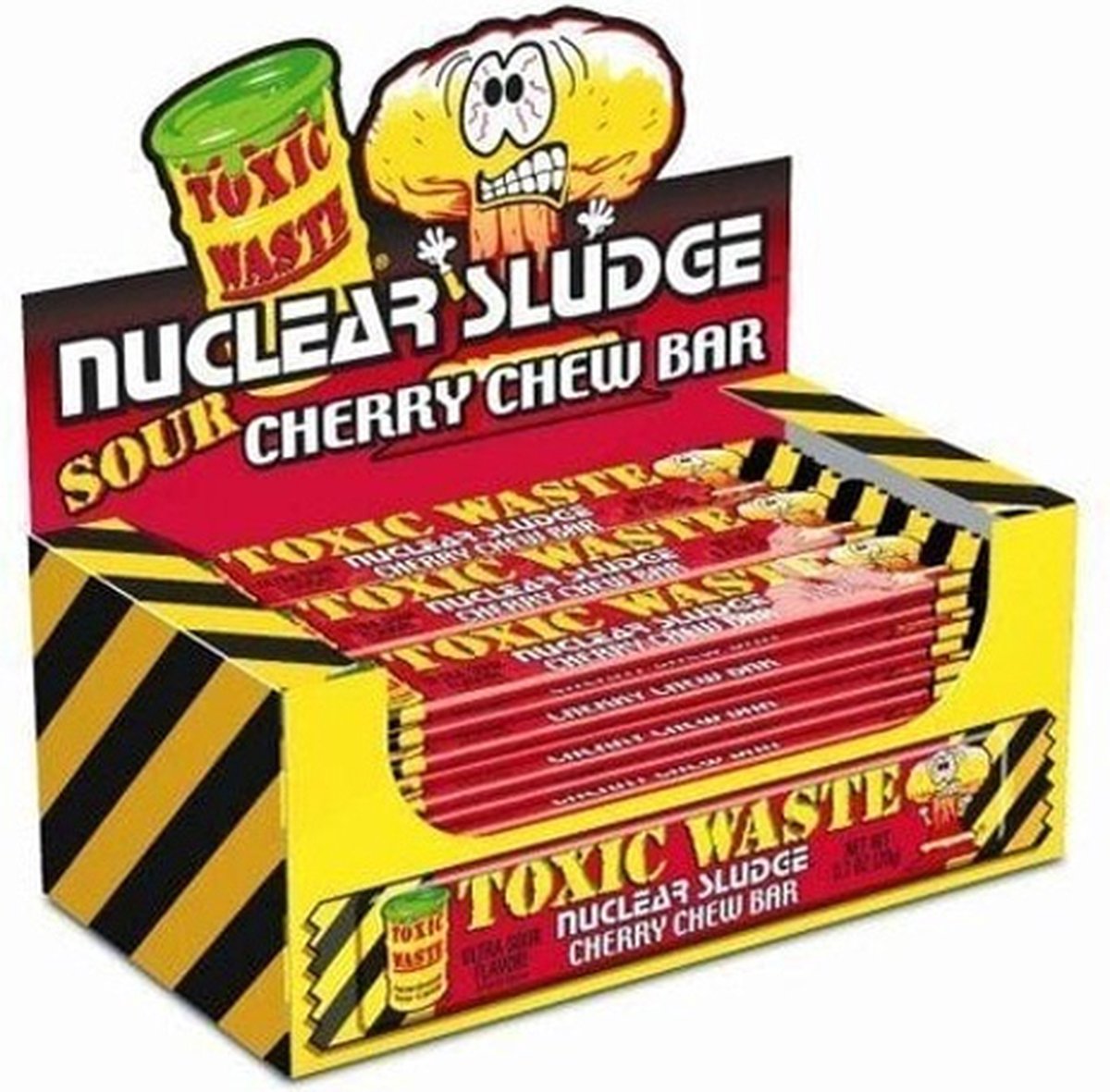 Toxic Waste - Nuclear Sludge Sour Cherry Chew Bar - 50 stuks