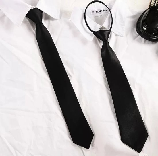 Keyoung Stropdas voor heren, zwart, voorgebonden verstelbare stropdassen met ritssluiting, zwarte stropdas voor heren, elegante stropdassen voor op kantoor of tijdens vakantie-evenementen, wijnrood, 8