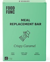 Foodfunc | Meal Replacement Bar | Crispy Caramel | 7 x 58 gram | No Junk Just Func