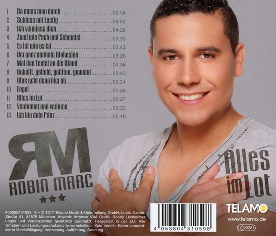 Alles Im Lot, Robin Marc | Muziek | bol