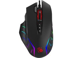 A4TECH Bloody - Gaming muis met USB - 8000 DPI - metalen glijders - J95 RGB Pixart (Geactiveerd)