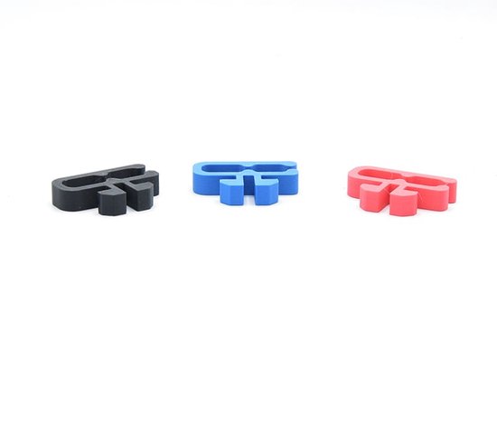 Platte Kabelmanagement Clips voor Sim Rig - Extrusieprofiel 4040 / 4080 / 8020 - Sim Racing Accessoires - Kleur Zwart / 40 - 40 stuks van Merkloos — afbeelding 3