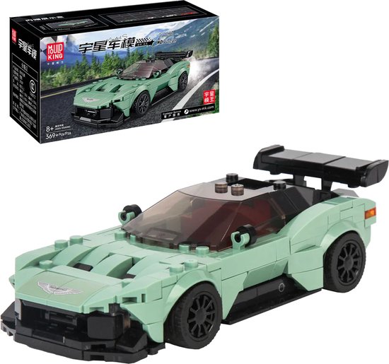 Mould King 27009 Speed ​​​​Models - Aston Martin - 369 pièces et vitrine - Compatible Lego - kit de construction