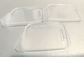 3 stuks -Snap-in Koelkast Ruimtetoewijzer-Huishoudelijke Koelkast Divider Clip-Verstelbare Intrekbare Divider Plate