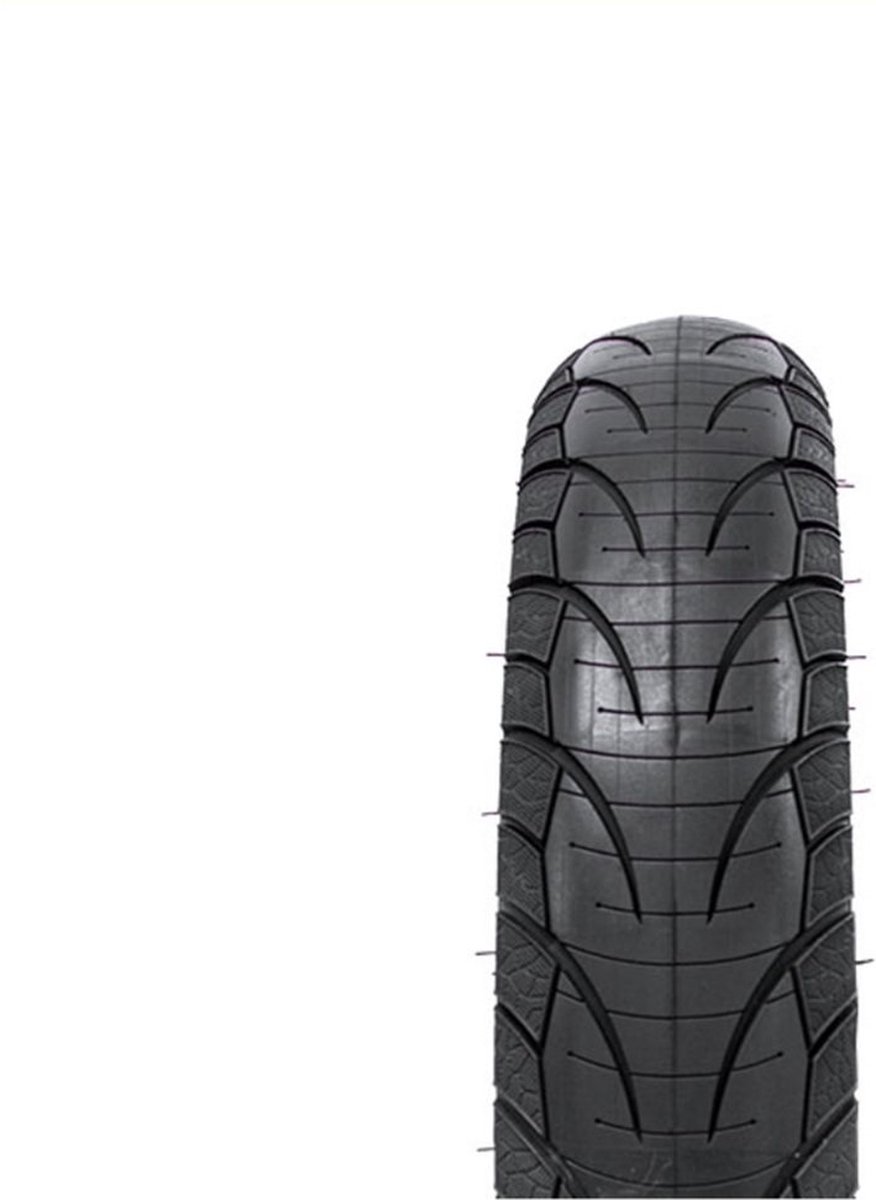 20” FatBike SuperMoto Slick Buitenband 20 x 4.0 inch ERTRO 100-406 20x4.0 Fat bike band 20inch Straatprofiel - Ouxi – Knaap – Phatfour – Super73 - Zwart