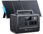 BLUETTI Portable Powerstation Powerbank EB70 met PV120 zonnepaneel, 768Wh LiFePO4 zonnegenerator met 2 1000W (Power Lifting 2000W) AC uitgangen, 100W Type-C, 45 min. snel opladen van 0-80%