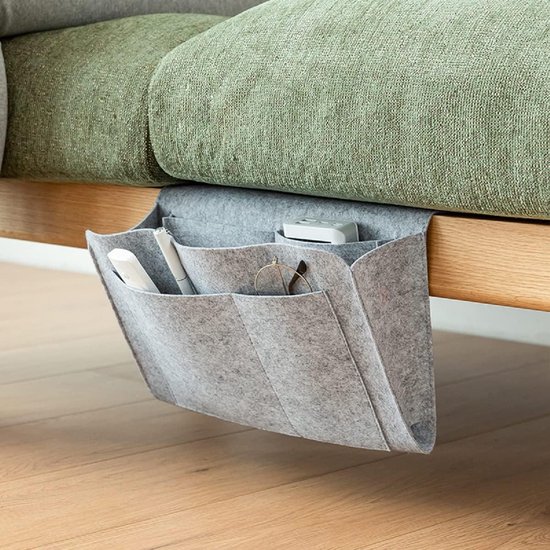 Bedtas, bedframe, ophangtas, opbergtas voor hoogslaper, boeken