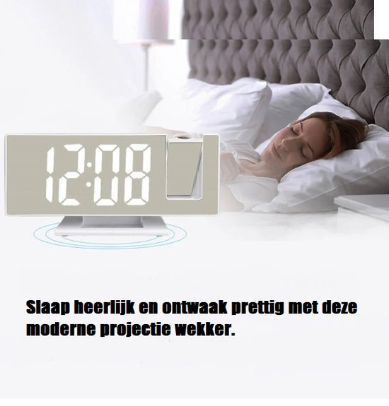 Wekker met projectie op plafond - De beste wekkers