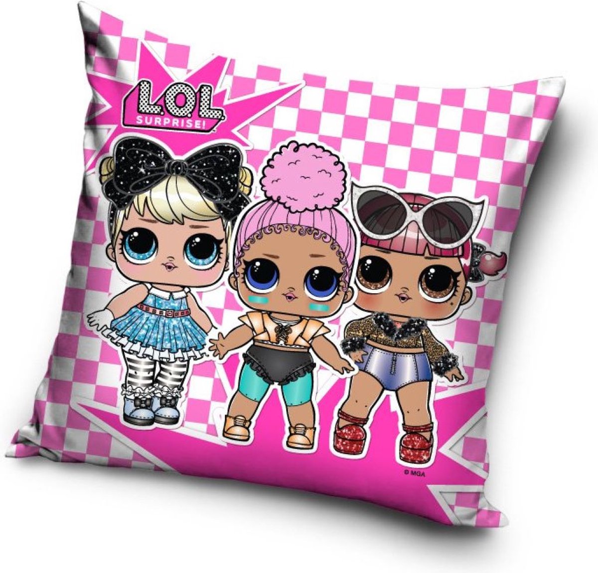 L.O.L. Surprise! Sierkussen - Kussen - Met vulling - 40x40 cm