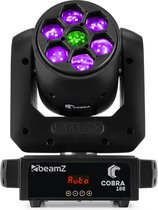 BeamZ Cobra160 - Head mobile spot de 100 Watt avec 6x 10 Watt RGBW B-Eye