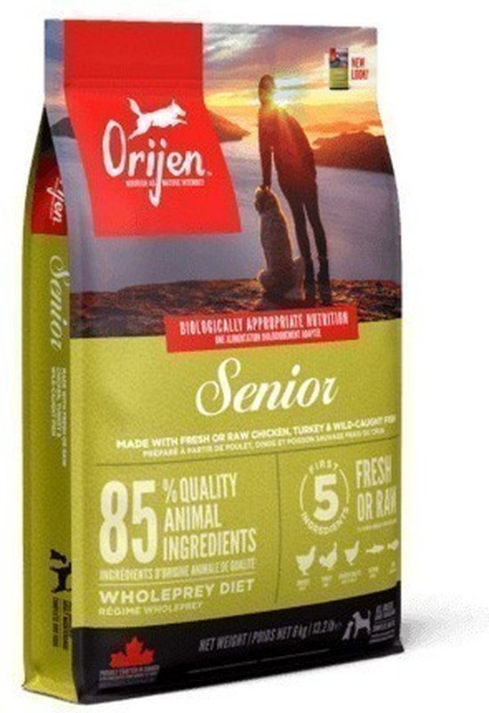 Orijen Whole Prey Senior Dog - Kip & Dinde - Nourriture pour chiens - 11,4 kg