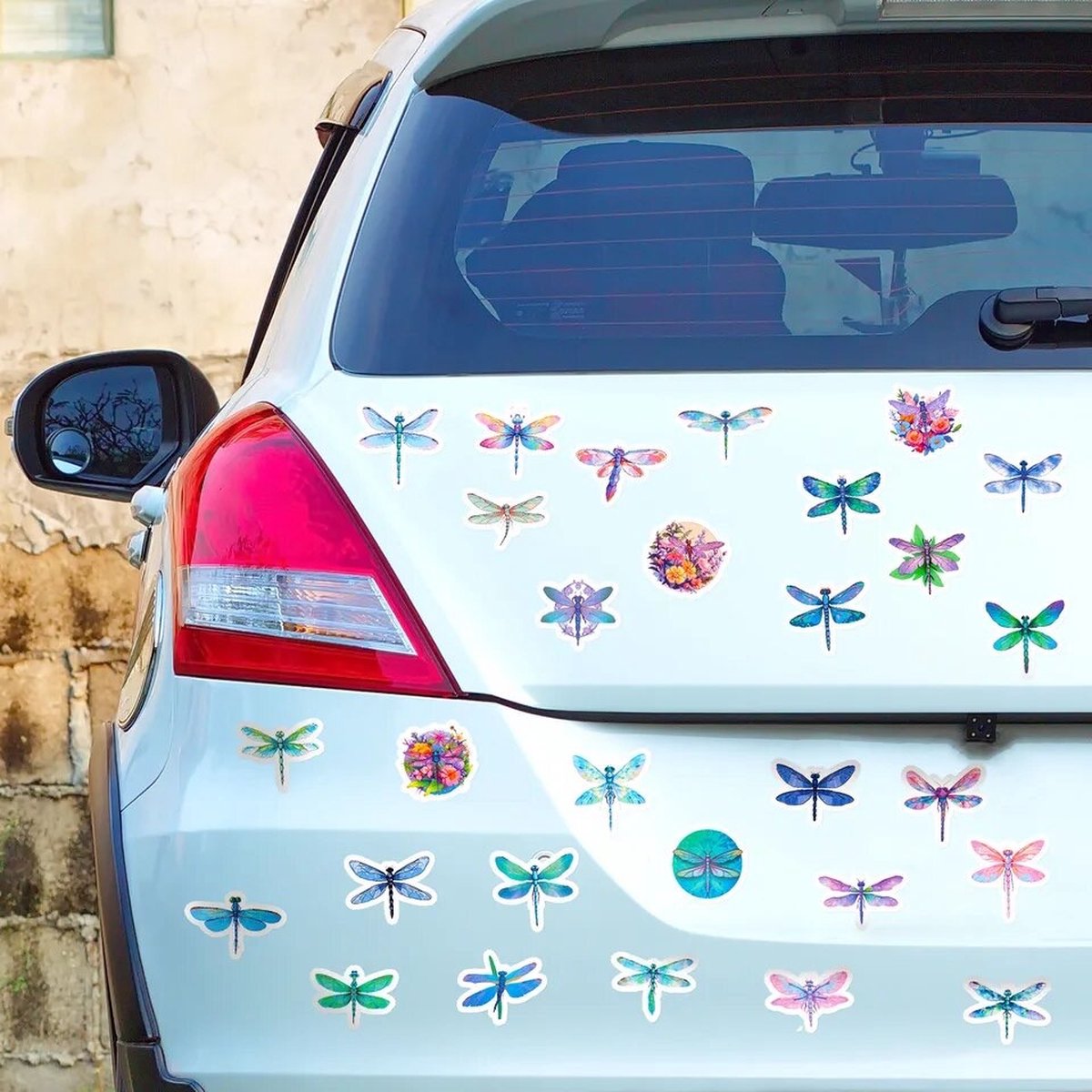 Libellen Stickers 50 Stuks | Dieren Stickers | Libel | Insecten | Laptop Stickers | Stickers Kinderen en Volwassenen | Stickervellen | Plakstickers | Koffer Stickers | Stickers Bullet Journal en Planner — afbeelding 3