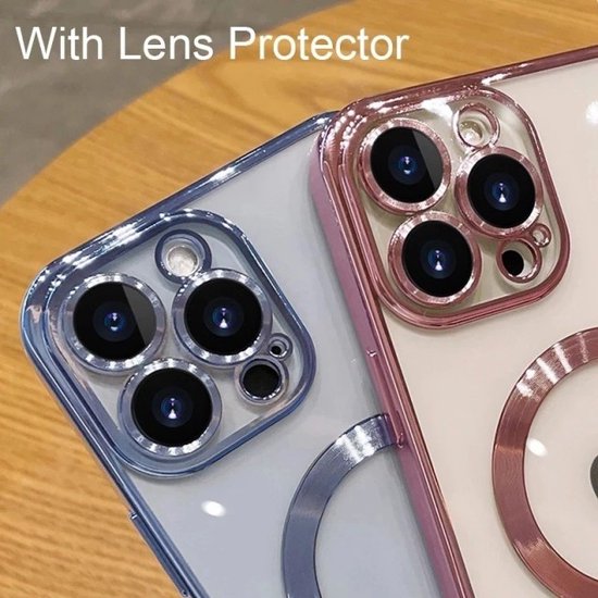 Coque iPhone 13 Or adaptée à Apple iPhone 13 Coque en Siliconen avec protection lens