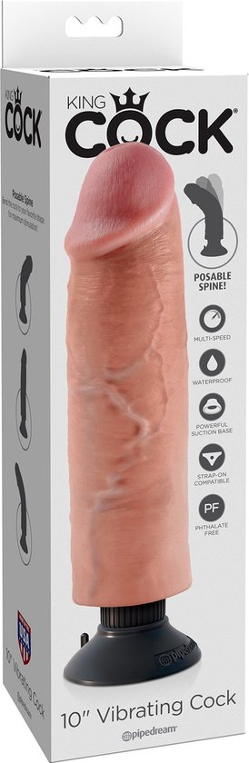 King Cock Realistische Vibrator - 27 cm