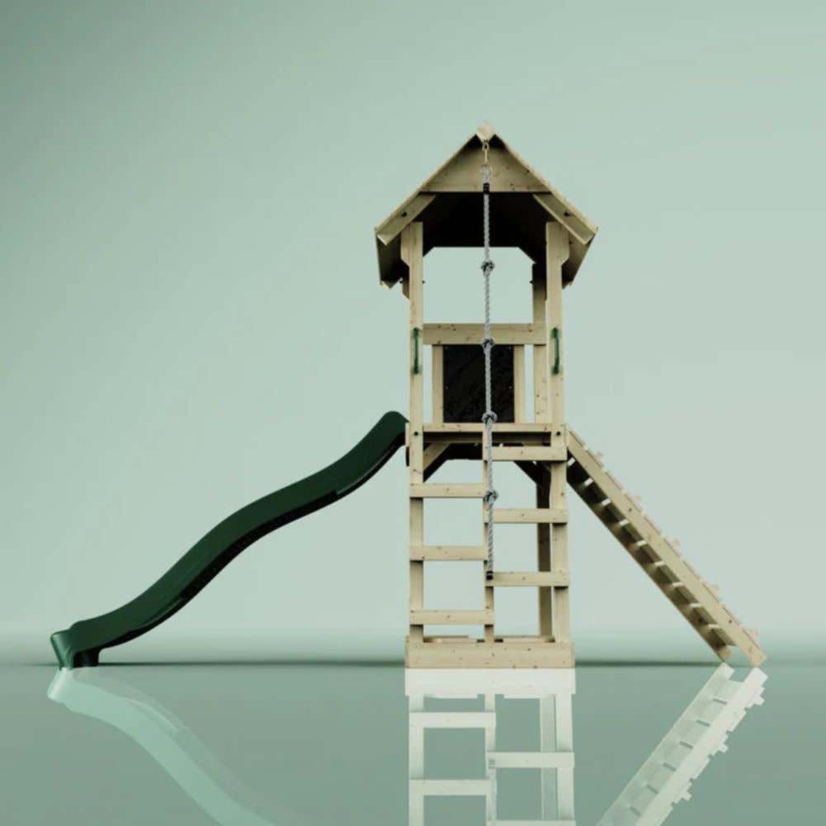 PolarPlay speeltoren Lillehammer Smaragdgroen