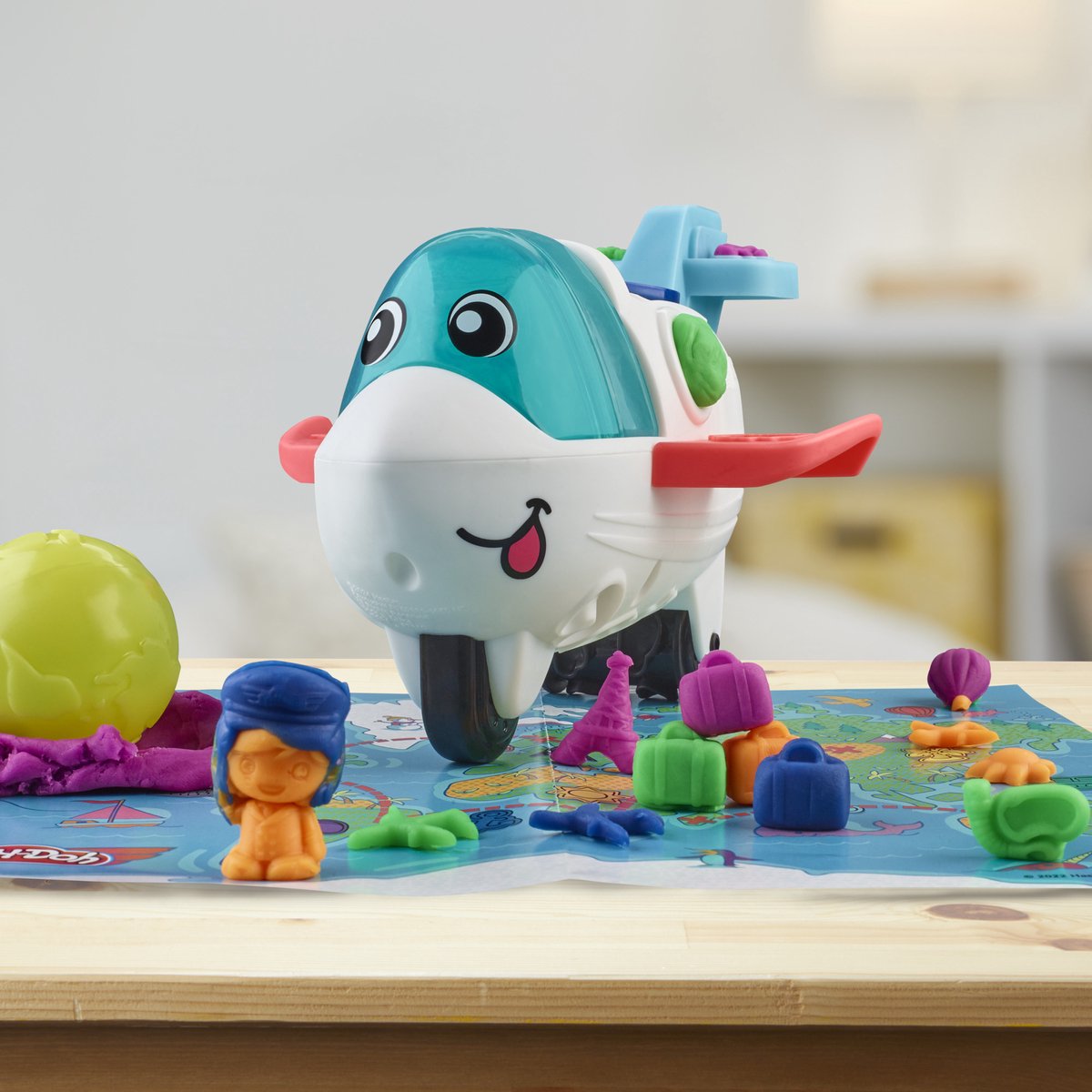 Play-Doh Airplane Explorer Starter Set - Boetseerklei - 4 Play-Doh potjes — afbeelding 6