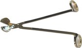 Wick trimmer - Lont schaar - Kaars schaar - Lont trimmer geschikt voor houten lonten - RVS - Goud