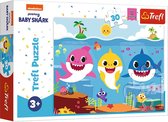 Trefl - Puzzles - "30" - The underwater world of sharks / Viacom Baby Shark