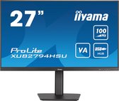 iiyama ProLite XUB2794HSU-B6 - 27 Inch - VA - Full HD - USB-hub - In hoogte verstelbaar