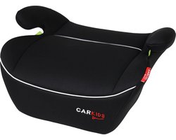 Carkids i-Size Zitverhoger Alex - Voldoet aan I-Size R-129 Norm - Voor Kinderen van 125-150cm – Afneembare & wasbare hoes - Flexibele installatie – Zwart/Wit